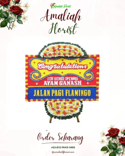 Bunga Papan Congratulation di Jatirunggo